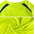 thumbnail image 6 of CPNG Boys Girls Summer Football Sports Outfits Short Sleeve Round Neck T-Shirt Shorts and Socks 3 Piece Set Kids Training Competition Set(Green,7-8 Years), 6 of 7