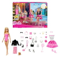 Barbie Fashion Doll Holiday Advent Calendar with 24 Clothing and Accessory Surprises