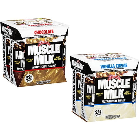 Muscle Milk Nutritional Shake 4ct, 2pk Bundle