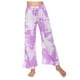 thumbnail image 1 of Gibobby Leggings yoga mujer Cómodos pantalones largos informales con efecto tie-dye para mujer, pantalones estampados de yoga, pantalones anchos de (Rosa,XL), 1 of 5