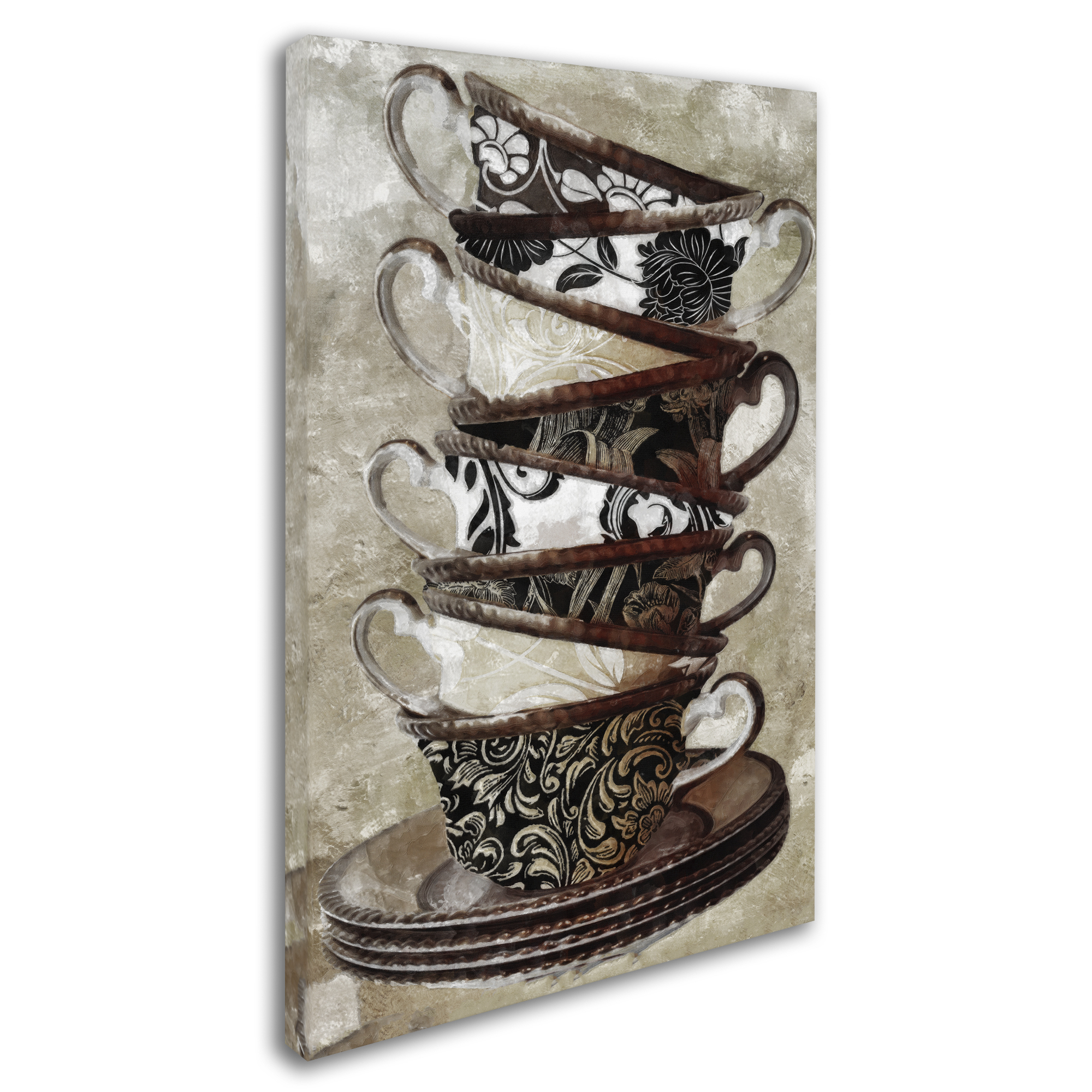 Trademark Fine Art "Afternoon Tea I" Canvas Art by Color Bakery