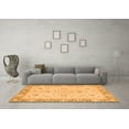 thumbnail image 3 of Ahgly Company Indoor Rectangle Abstract Orange Modern Area Rugs, 7' x 10', 3 of 4