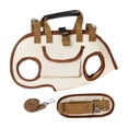 thumbnail image 2 of Small Dog Lift Harness & Backpack Carrier, Breathable Dog Support Carry Vest, Portable Pet Sling Bag for Senior Dogs Joint Injuries Walking (Brown D S), 2 of 9