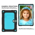 thumbnail image 2 of FIEWESEY Shockproof Rugged Kids Case for MAGCH M210/M101/L21/ZONKO K118/K116/Feonal K116/MEIZE K116/K118/Xiashuanghu RS10/Kaktin/TPSPAD Android 10 10 inch Tablet+Screen Protector(Black/Blue,2 Pcs), 2 of 6