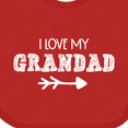 thumbnail image 4 of Inktastic I Love My Grandad with Arrow Boys or Girls Baby Bib, 4 of 4