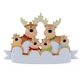 thumbnail image 2 of GUOOL Personalized Reindeer Family Christmas Tree Decorations 2021-cute Fawn Sparkling 6 Head, 2 of 9