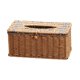 thumbnail image 5 of Caja de pañuelos de papel con cuerda de papel, soporte para papel de seda con tapa y organizador de cuentas para servilletas Estilo D, 5 of 9