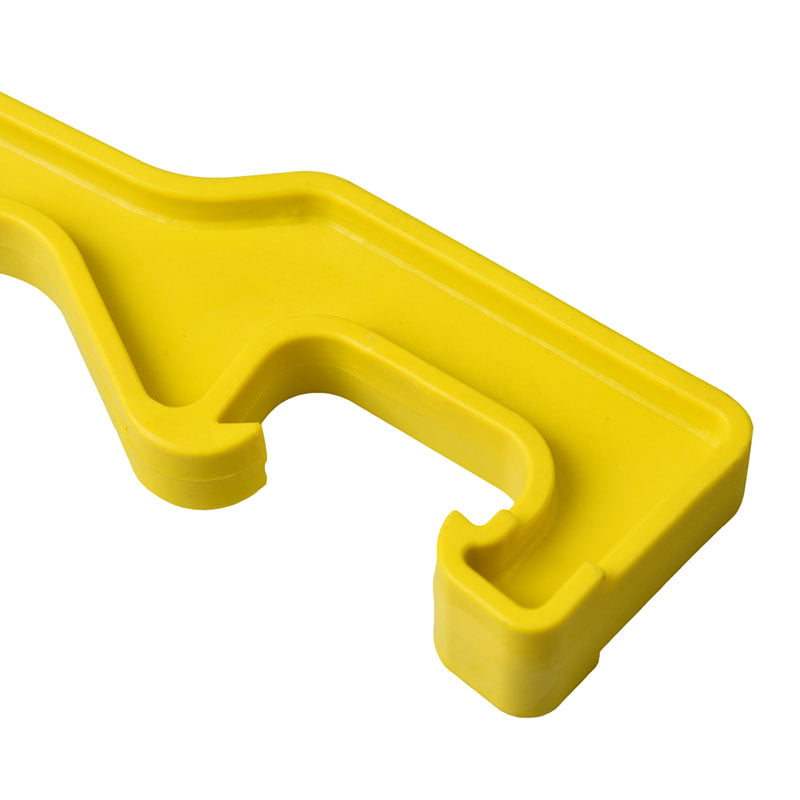 Bucket Lid Wrench Yellow Durable Plastic Opener Tool Open / Lift Lids on 5 Gallon Plastic Buckets & Small Pails 