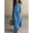 Sky Blue, variant on Women's Button down Shirt Wide Leg Pants Loose Set 2026 Elastic Waist Wide Leg Pants Breathable Casual Outfit with Pocket, S