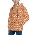 thumbnail image 2 of Balery Sleepy Foxes Pattern Boys Hoodie, Youth Pullover Hooded Sweatshirt, Kangaroo Pocket Hoodie for Kids Girls -X-Large, 2 of 6