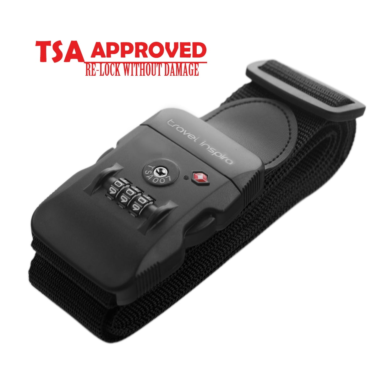 luggage strap with combination lock