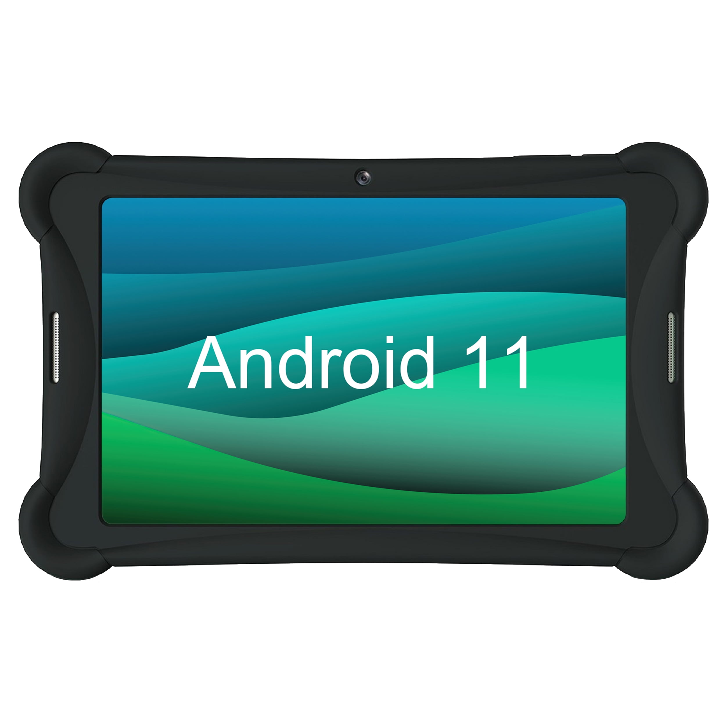 Bundle Visual Land Prestige 10” 32GB Tablet, Noise Cancellation Earbuds, Bumper, Black