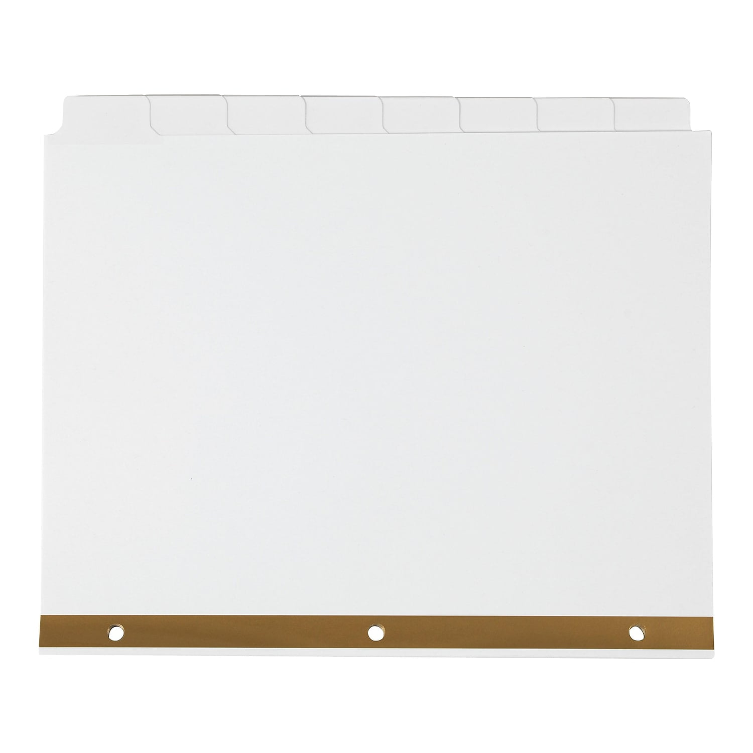 MyOfficeInnovations Big Tab Write-On Paper Dividers 8-Tab White 4/Pack (13510/23178) 477149