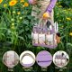 thumbnail image 2 of Juego de herramientas de jardinería Halilus de acero inoxidable de 9 piezas con bolsa, 2 of 8