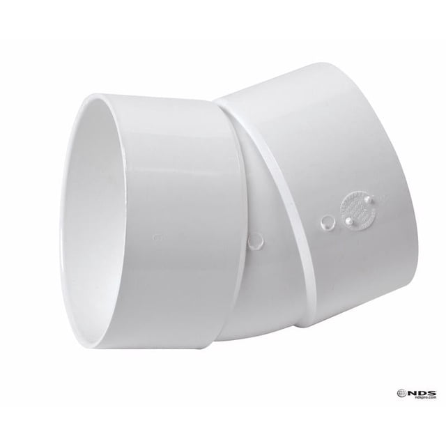 Codo de PVC NDS Schedule 35, 15 cm cada uno, cubo de 15 cm de profundidad, 1 paquete
