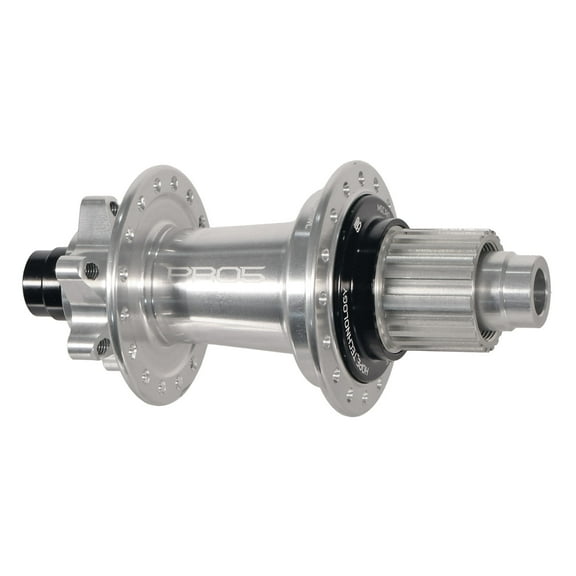 Hope Pro 5 Rear Hub - 12 x 148mm, 6-Bolt, Micro Spline, Silver, 32H