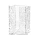 thumbnail image 1 of Caja de pañuelos de escritorio para el hogar con patrón de glaciar, caja de pañuelos multifuncional para montar en la pared para baño, de aspecto alto y simple, 1 of 6
