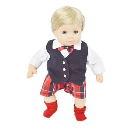 - My Brittany's Sunday Plaid Set for American Girl Dolls Bitty Twins and Bitty Baby
