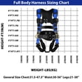 thumbnail image 3 of TRSMIMA Safety Harness Fall Protection - Roofing Harness Kit Men Full Body Construction Harness with Lanyard for Work Upgrade 4 Quick Buckles, 3 of 7