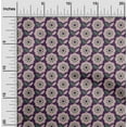 thumbnail image 1 of oneOone Rayon Plum Fabric Florals Craft Projects Decor Fabric Printed By The Yard 56 Inch Wide, 1 of 4