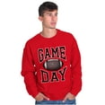 thumbnail image 5 of Football Tailgate Fan Game Day Men's Crewneck Sweatshirt Brisco Brands S, 5 of 6