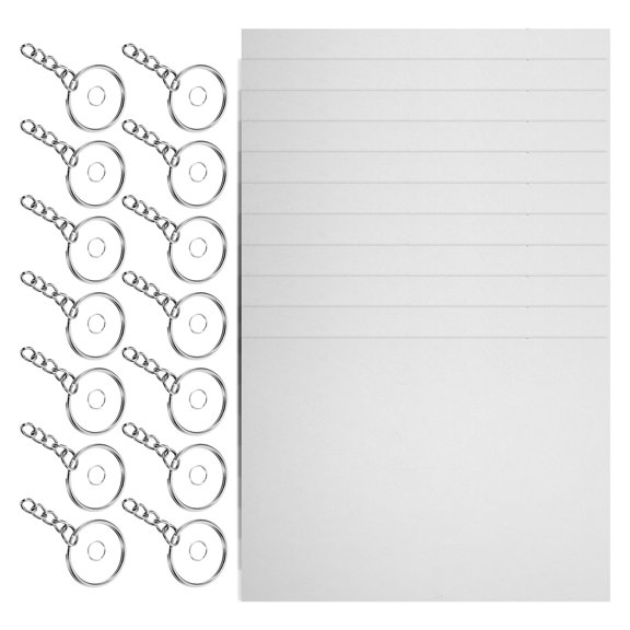 FRCOLOR 1 Set Heat Shrink Sheets Plastic Heat Shrink Blanks Heat Shrink Film for Creative Craft with Keychains
