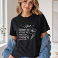 thumbnail image 2 of Jollimate God Designed Me Created Me Shirt, Floral Christian Faith Women Graphic Tee, 2 of 5