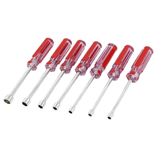 Unique Bargains 7 Pcs 5mm12mm Metal Hex Nut Key Socket Wrench Screw Driver Hand Tool Set