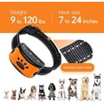 thumbnail image 5 of Collar de entrenamiento para perros, collar de nailon recargable, antiladridos, con vibración, dispositivo antiladridos automático con sonido para perros pequeños, medianos y grandes, 2 unidades, 5 of 5