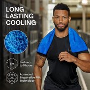 Cold Factor Instant Cooling PVA Towel - Blue, 29.5 x 13