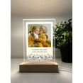 thumbnail image 7 of Personalized Photo Wood Stand Night Light Up Lamp LED Any Picture Custom Text Free Engrave Keepsake Flowers For Mom Mommy Mother's Day Gift!, 7 of 7