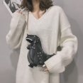 thumbnail image 2 of gcong Stylish Dinosaur Animal Shape Messenger Bag With Detachable Chain For Women Crossbody Purse, 2 of 5