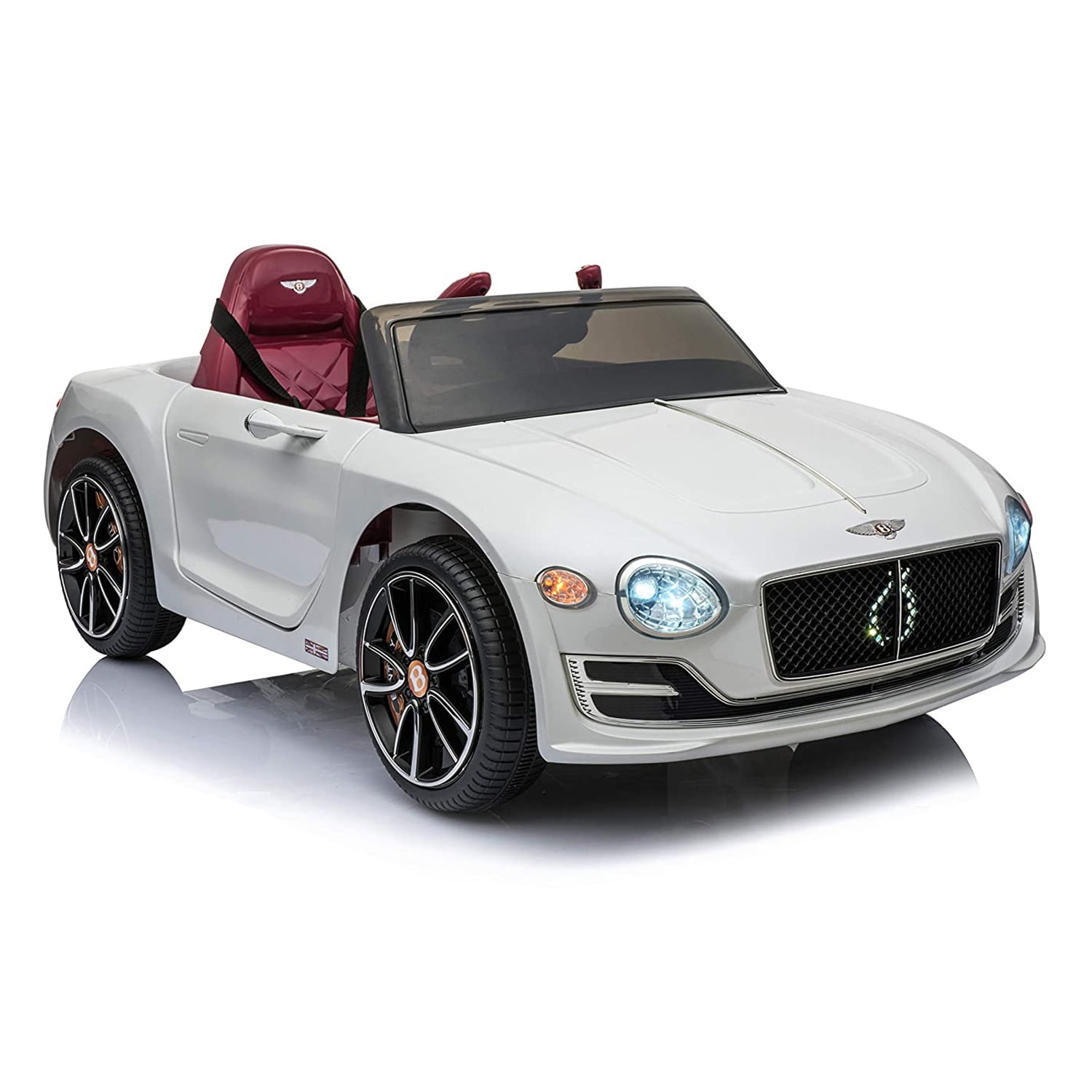 CIPACHO 12 V Powered Ride On Car, Licensed Battery Electric Car for Kids, Longer Playtime, Luxury Ride on Toys, White CIPACHO 12 V Powered Ride On Car, Licensed Battery Electric Car for Kids, Longer Playtime, Luxury Ride on Toys, White