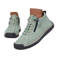 thumbnail image 3 of NOKIO Men's Retro Sneakers Fashion Side Zipper Outdoor Sport Shoes Comfortable Elastic Strap S𝗅ip On Casual Shoes Lightweight Dress Walking Driving Shoes, 3 of 3