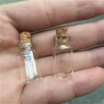thumbnail image 3 of Ksopiavobs 100pcs 1ml Mini Glass Bottles With Cork Transparency Clear Vials Jars Gift DIY Empty Little Bottles (13x24mm, Clear), 3 of 6