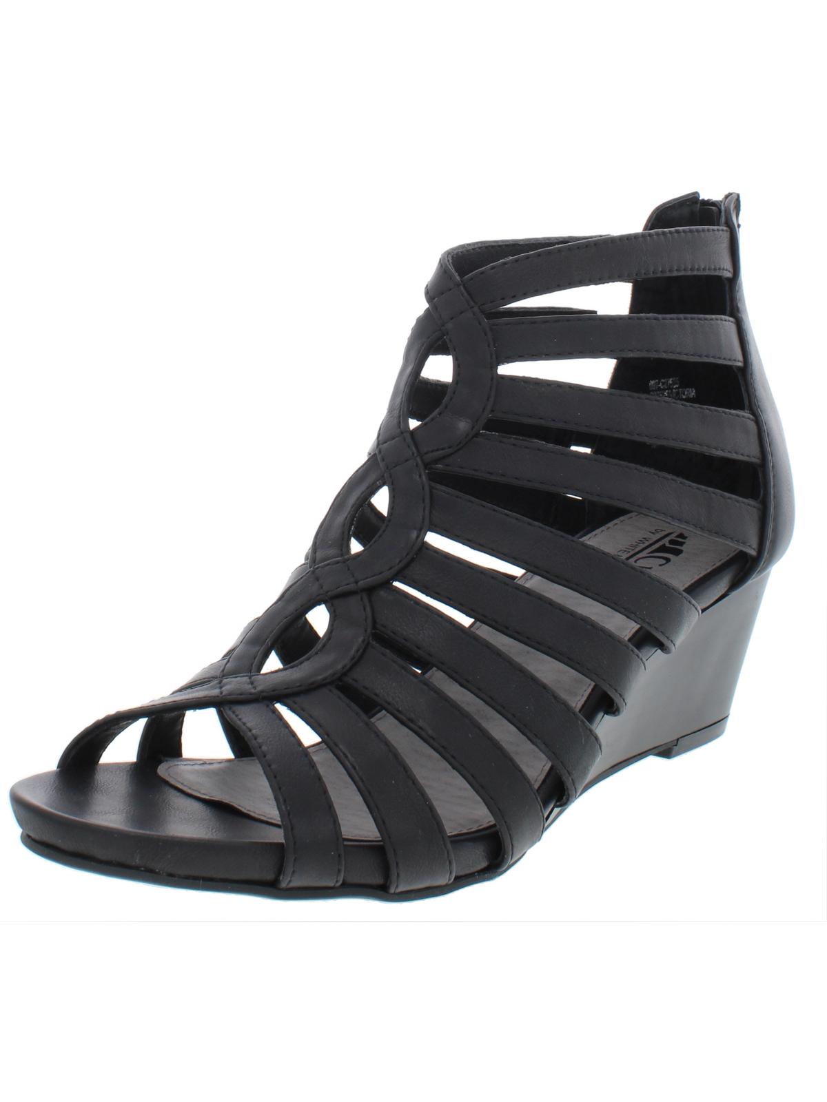 white mountain victoria strappy wedge sandals