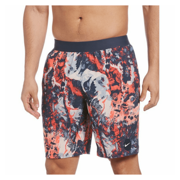 Nike Men's Seascape Lap 9 Lined Volley Swim Boxer Shorts, Multicolor, Size M