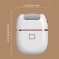 thumbnail image 5 of Electric Foot File Callus Remover Rechargeable LCD Display Foot Scrubber Self-Adhesive Pads with 2 Grinding Heads Foot Care Pedicure Kit for Men Women, 5 of 7