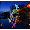 thumbnail image 4 of Campanas de viento, campanas de luz solar, campanillas de viento de colores para decoración al aire libre, decoración de jardín, 4 of 5