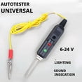 thumbnail image 3 of Automotive Test Light 6-24V Circuit Tester, Auto Bidirectional Light Tester, Electrical Voltage Tester with Extended Spring Wire & Probe for Car/RV/Vehicles, 3 of 8