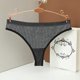thumbnail image 2 of Gibobby Tangas de mujer Braguitas de diseño sexy Calzoncillos de algodón de tiro Cómodo Look sexy Ropa interior para damas(Negro,Talla única), 2 of 4