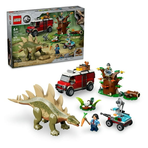 Set LEGO Jurassic World Misiones Dinosaurio: Descubrimiento del Stegosaurus 76965