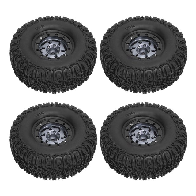 Los Cubos de Ruedas de Rastreador RC SE Colocan 4pcs Neumícos de Ruedas de Rastreador RC Con Un Diseño Único de Diseño de Cimitar