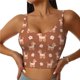 thumbnail image 1 of Fotbe Cute Poodle Dog Sujetador Deportivo Largo sin Aros para Mujer con Almohadillas y Soporte Medio, Transpirable y Absorbente, Camiseta Tipo Chaleco o Tank Top-XX-Large, 1 of 8