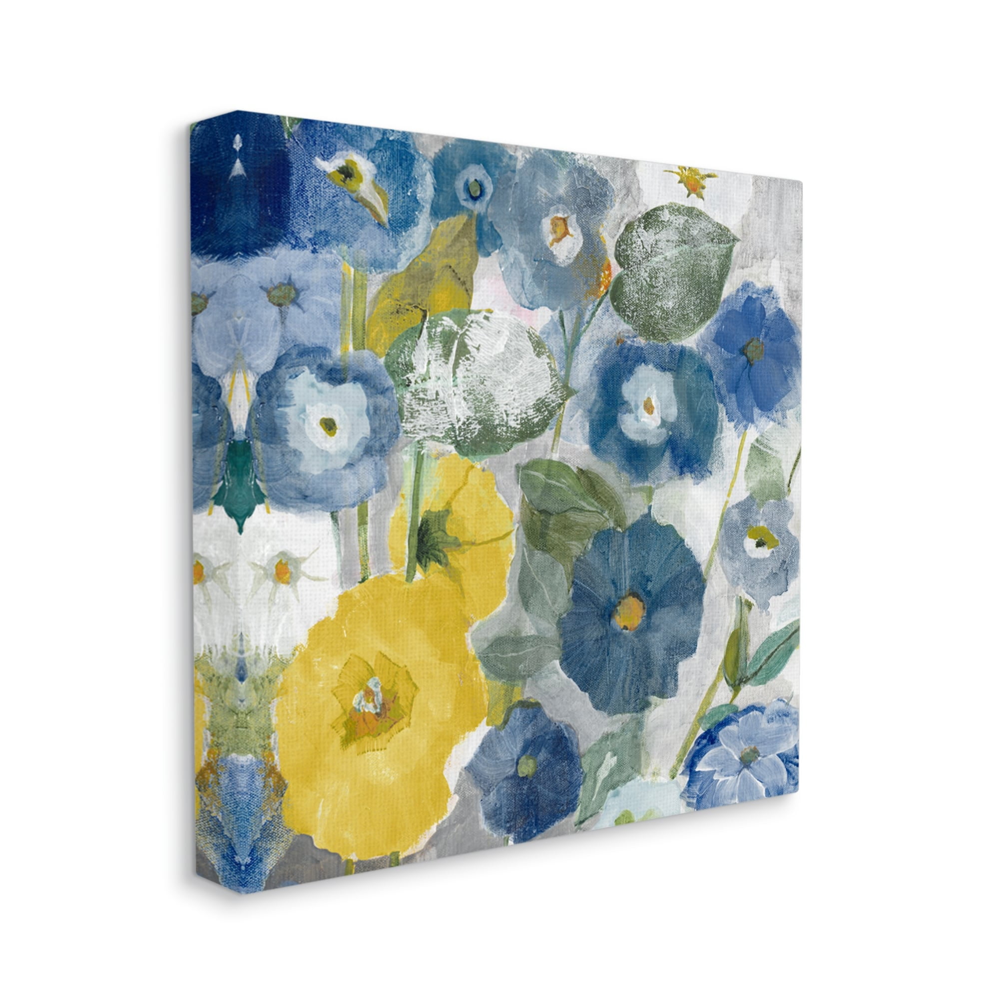 Stupell Industries Abstract Poppy Flowers Pattern Botanical & Floral Painting Gallery Wrapped Canvas Print Wall Art