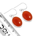 thumbnail image 3 of 925 Sterling Silver Earring Natural Carnelian Handmade Jewelry, 3 of 5