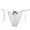 White, variant on Bigersell Cotton Cheeky Underwear for Women Clearance Women Underwear Cotton Thong Panty Style P-1073 Nylon Period Panties Thongs Ladies Briefs Mid Waist Women's Briefs Wine One Size