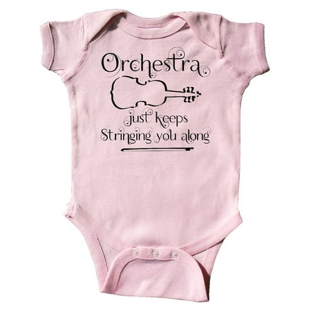 

Inktastic Orchestra String Along Gift Baby Boy or Baby Girl Bodysuit