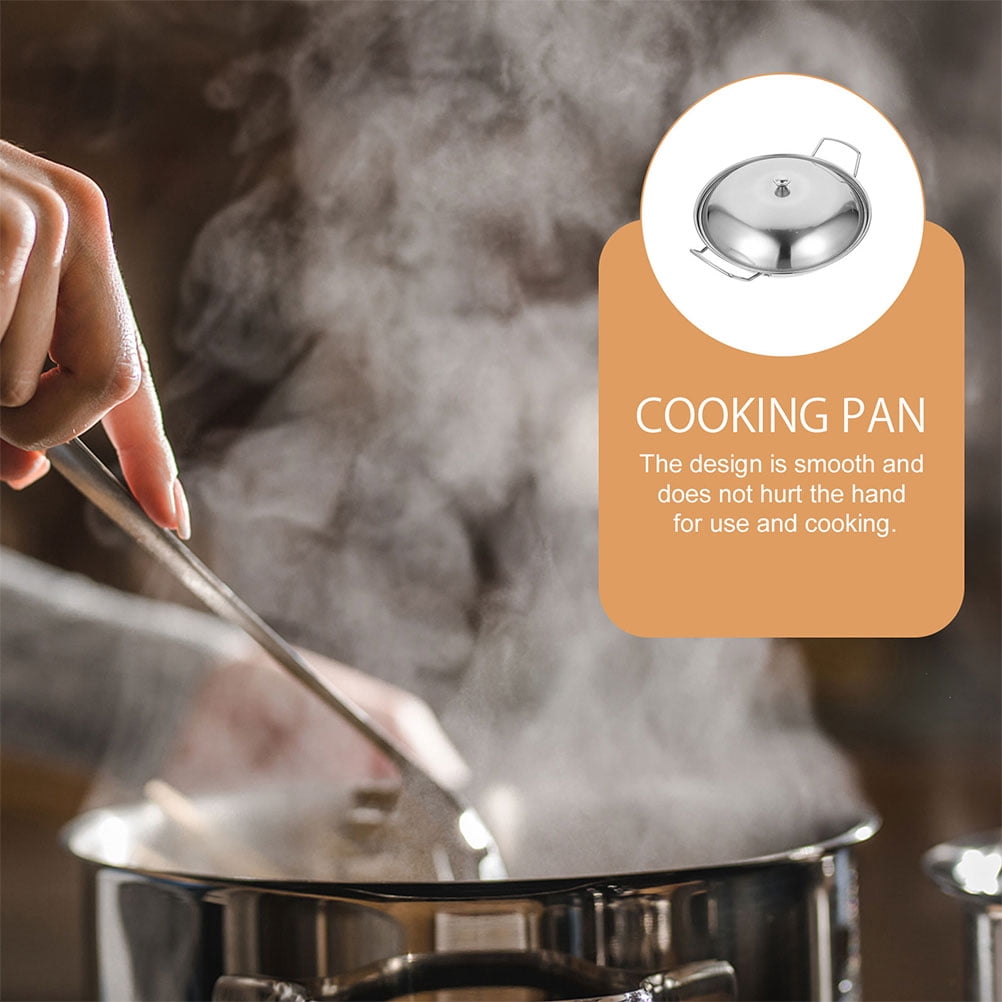 RENACLIPY Stainless Steel Cookware Set with Double Handles for Hot Pot, Cooking Pots and Pans, Kitchen Cookware, 1 Set