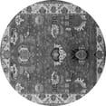 thumbnail image 1 of Ahgly Company Indoor Round Oriental Gray Industrial Area Rugs, 8' Round, 1 of 4